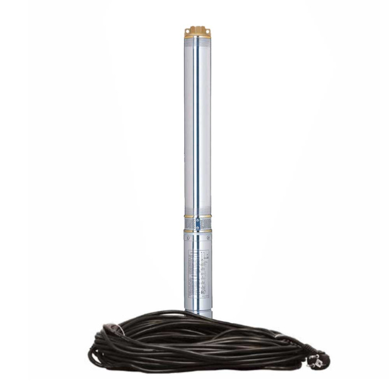 Dongyin Насос скважинный центробежный 0.55кВт H 85(55)м Q 40(25)л/мин Ø66мм (кабель 45м) AQUATICA () 2.5SEm1.8/31 (777373)