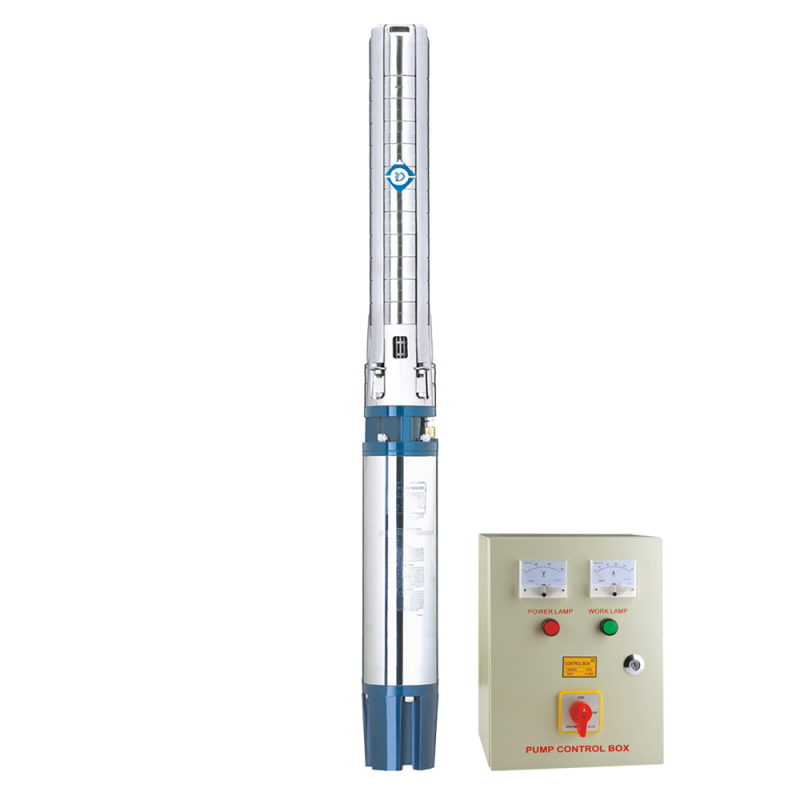 Dongyin Насос центробежный 380В 30кВт H 149(90)м Q 2000(1500)л/мин Ø203мм колеса нерж сталь+пульт (с 3х ЧАСТЬ) 8SP95-7 (7778283)