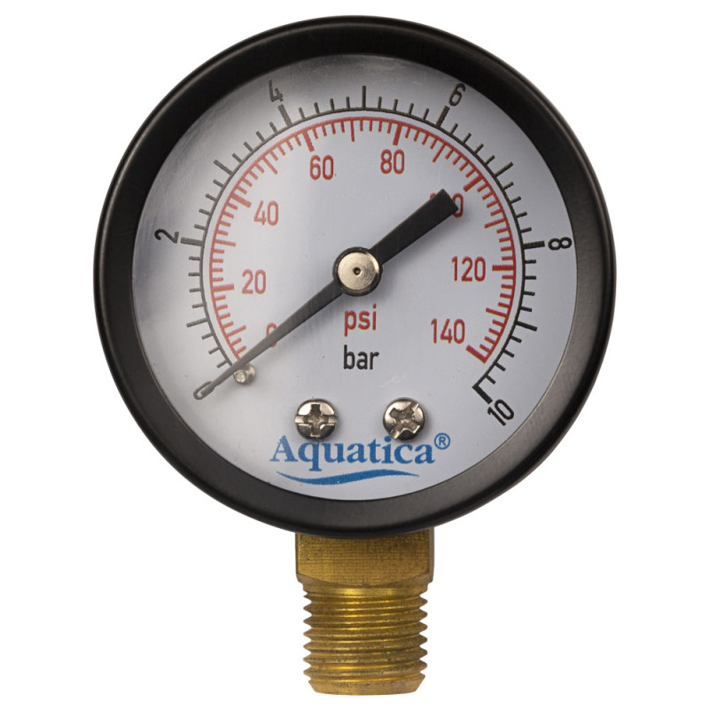 Aquatica Манометр радіальний 0-10 бар 50мм (779538)