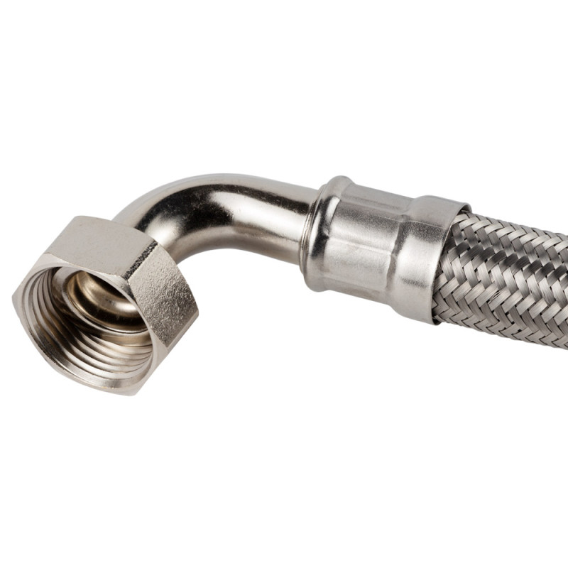 Aquatica Шланг Ø26 50см F1"×M1" SS посилений Pmax 10бар (779572)