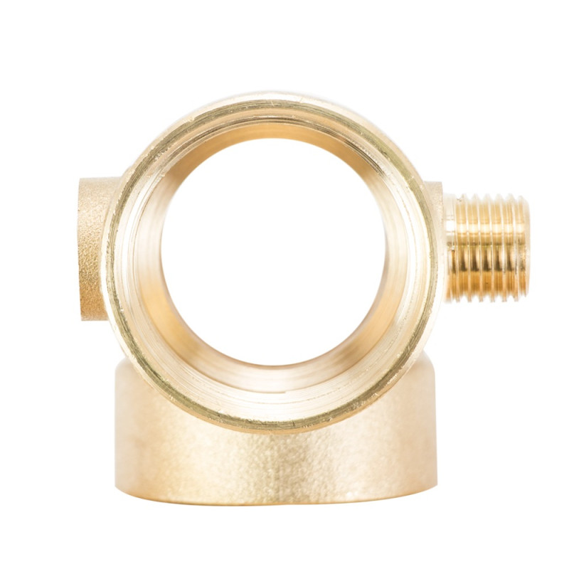 Aquatica З'єднувач п'яти вивідний 80мм 1"м×1"F×1"F×1/4"M×1/4" F∠180° (779599)