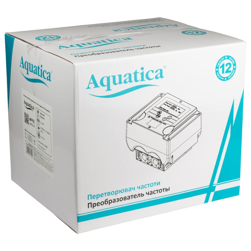 Aquatica Перетворювач частоти 3~380В × 3~380В до 1.1кВт з датчиком тиску (AVF-1.1ТL) (779712)