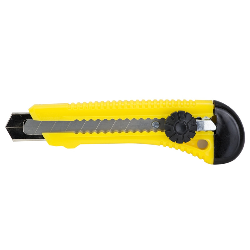 SIGMA Нож строительный (пластиковый корпус) лезвие 18мм винтовой замок (8211141)