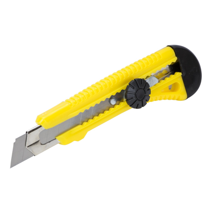 SIGMA Нож строительный (пластиковый корпус) лезвие 18мм винтовой замок (8211141)