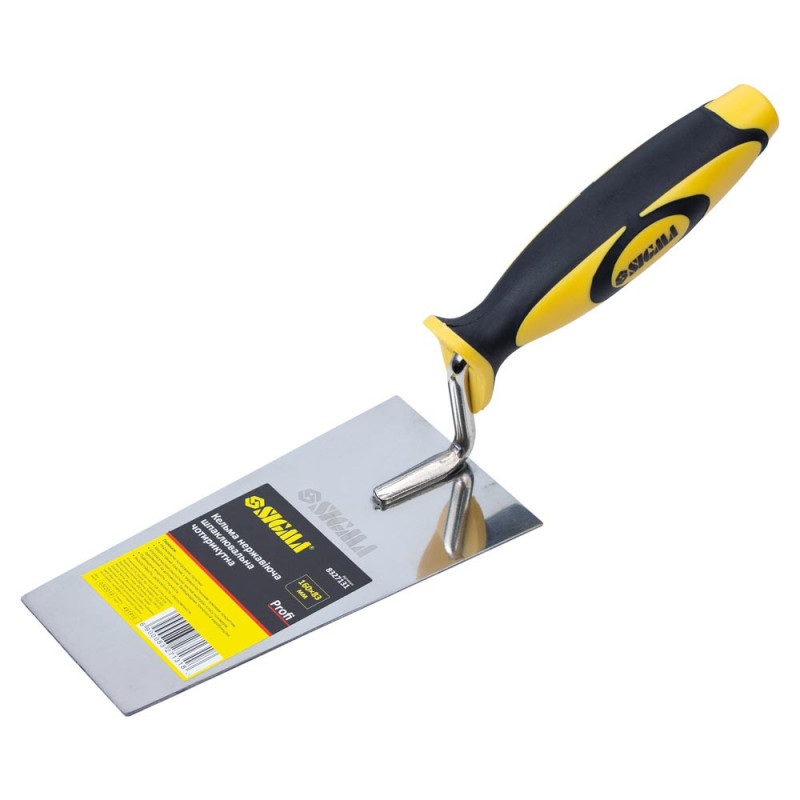 SIGMA Кельма нержавеющая шпаклевочная четырехугольная Profi 160×83мм (8327131)