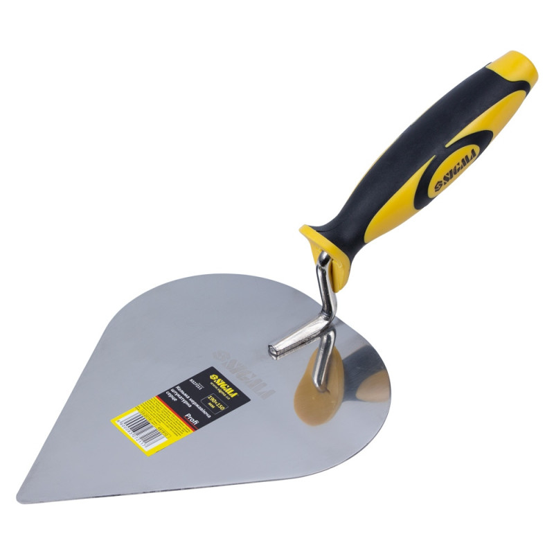 SIGMA Кельма нержавеющая штукатурная сердце Profi 190×150мм (8327211)