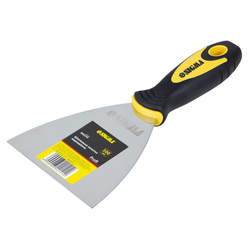 SIGMA Шпательная лопатка нержавеющая Profi 100мм (8322141)