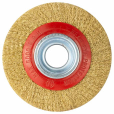 SIGMA Щетка проволочная дисковидная Ø150мм Ø32мм (латунированная) (9012341)