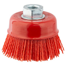 SIGMA Щетка проволочная чашевидная Ø75мм М14×2мм (нейлоновая) (9014471)