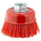 SIGMA Щетка проволочная чашевидная Ø75мм М14×2мм (нейлоновая) (9014471)