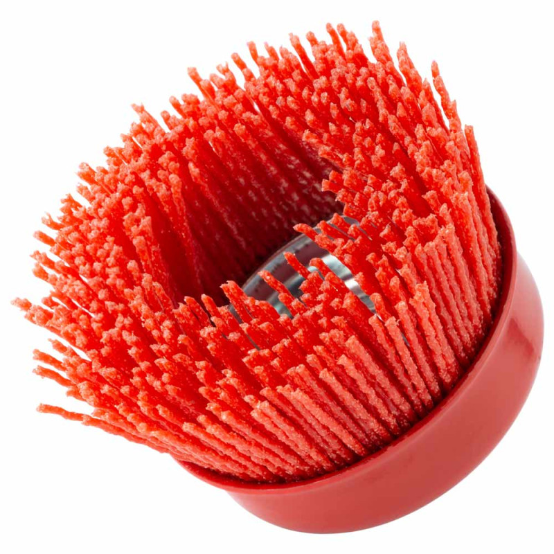 SIGMA Щетка проволочная чашевидная Ø75мм М14×2мм (нейлоновая) (9014471)