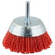 SIGMA Щетка проволочная чашевидная Ø75мм хвостовик Ø6мм (нейлоновая) (9015471)
