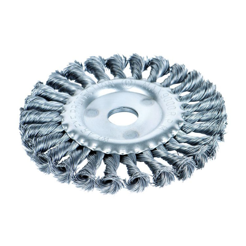 SIGMA Щетка проволочная дисковидная Ø125мм Ø22.2мм (стальная витая) (9022121)