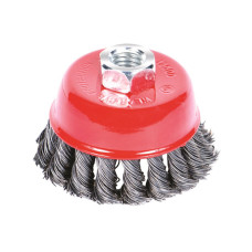 SIGMA Щетка проволочная чашеобразная Ø65мм М14×2мм (стальная витая) (9026061)