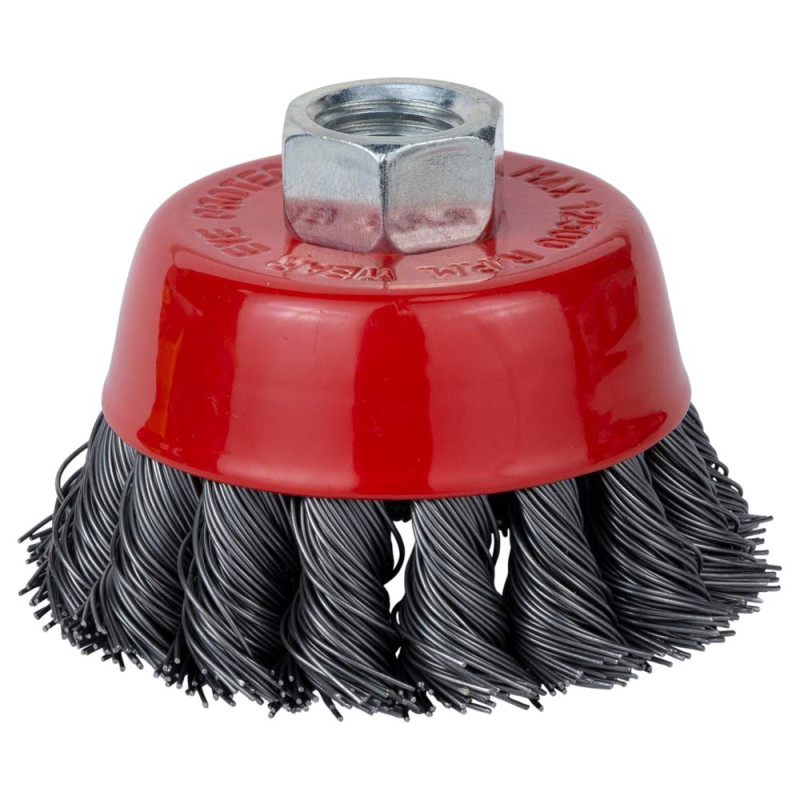 SIGMA Щетка проволочная чашеобразная Ø65мм М14×2мм (стальная витая) (9026061)