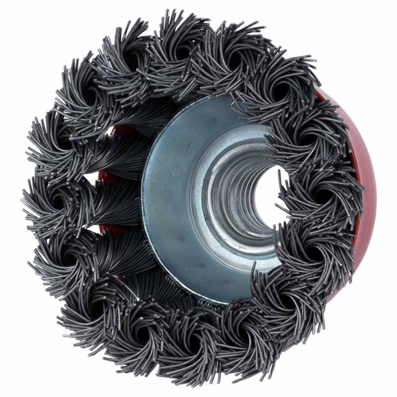 SIGMA Щетка проволочная чашеобразная Ø65мм М14×2мм (стальная витая) (9026061)