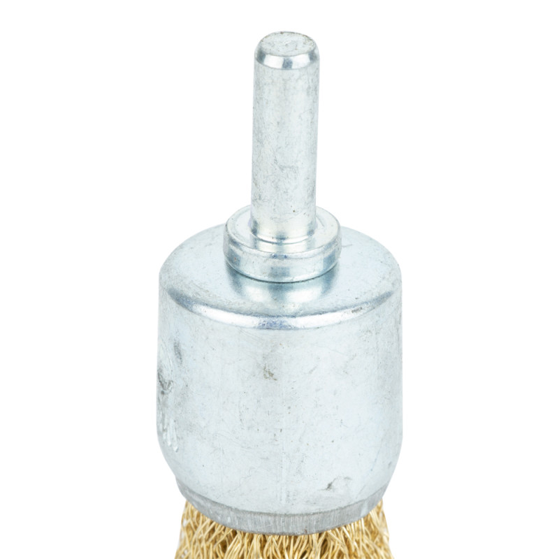 Grad Набор проволочных щеток 3шт Ø25; 50; 50мм хвостовик Ø6мм (латунированная) (9029015)