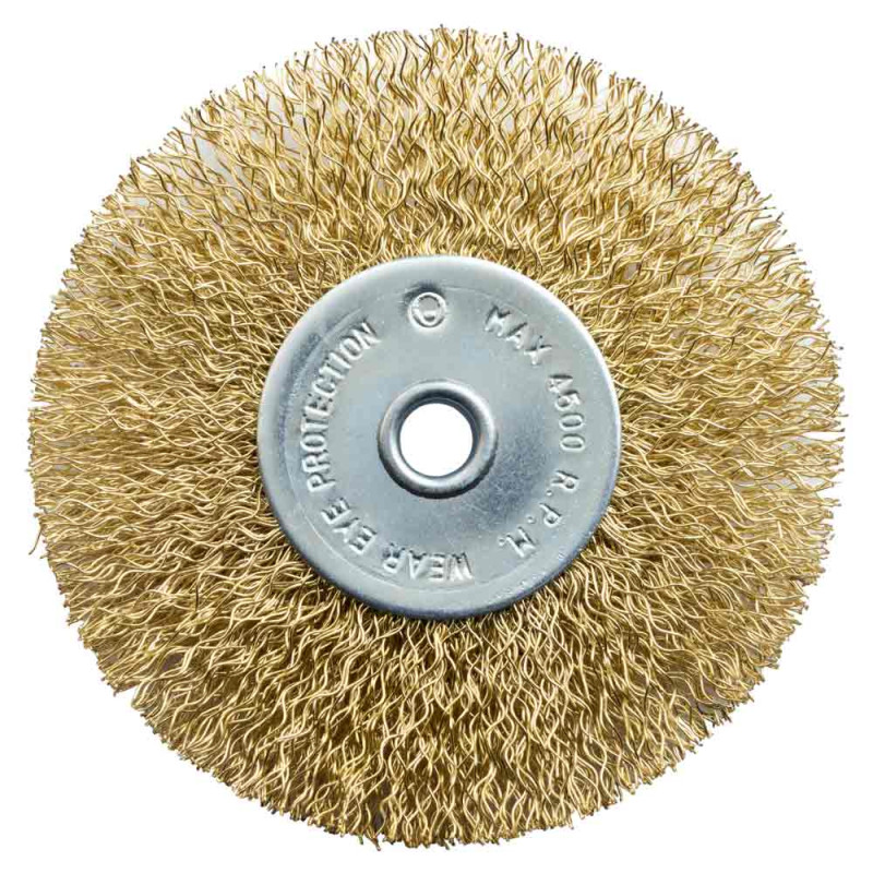 Grad Набор проволочных щеток 5шт Ø25; 38; 50; 65; 75мм хвостовик Ø6мм (латунированная) (9029025)