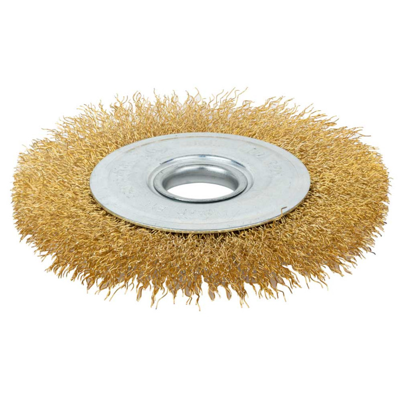 Grad Щетка проволочная дисковидная Ø115мм Ø22.2мм (латунированная) (9031115)