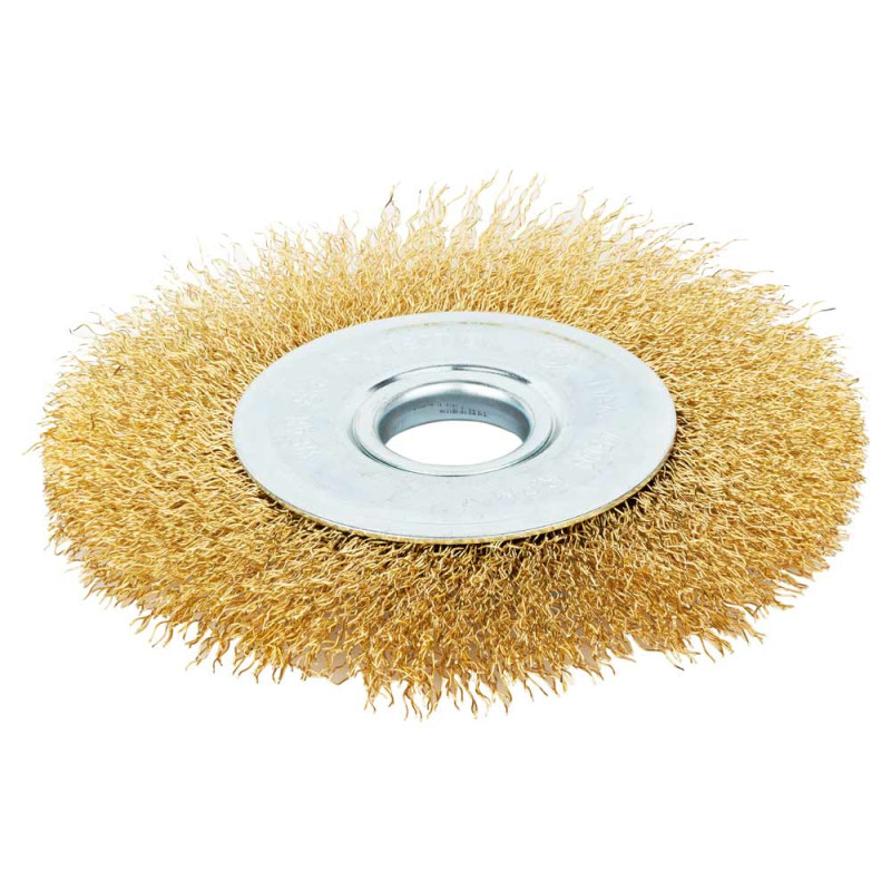 Grad Щетка проволочная дисковидная Ø125мм Ø22.2мм (латунированная) (9031125)