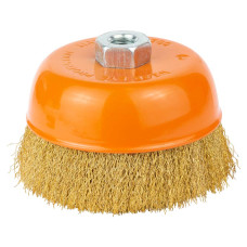 Grad Щетка проволочная чашевидная Ø125мм М14×2 мм (латунированная) (9033125)