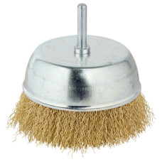 Grad Щетка проволочная чашеобразная Ø100мм хвостовик Ø6мм (латунированная) (9034105)