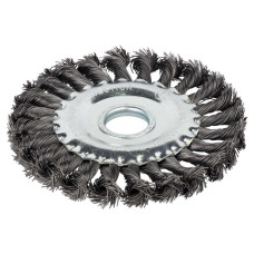 Grad Щетка проволочная дисковидная Ø125мм Ø22.2мм (стальная крученая) (9038125)