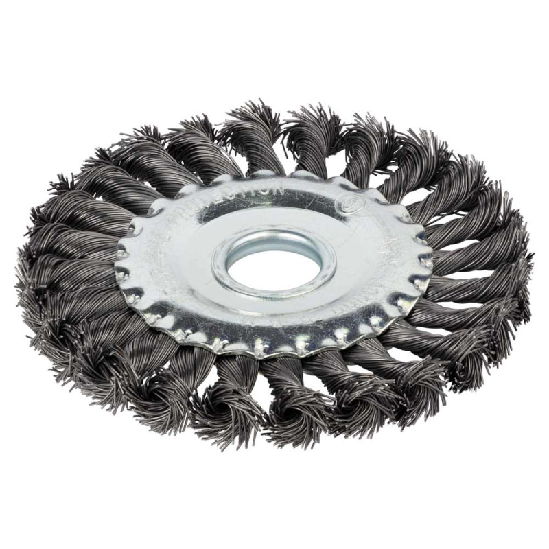 Grad Щетка проволочная дисковидная Ø125мм Ø22.2мм (стальная крученая) (9038125)