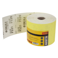 SIGMA Шлифовальная бумага рулон 115мм×50м P320 (9114331)