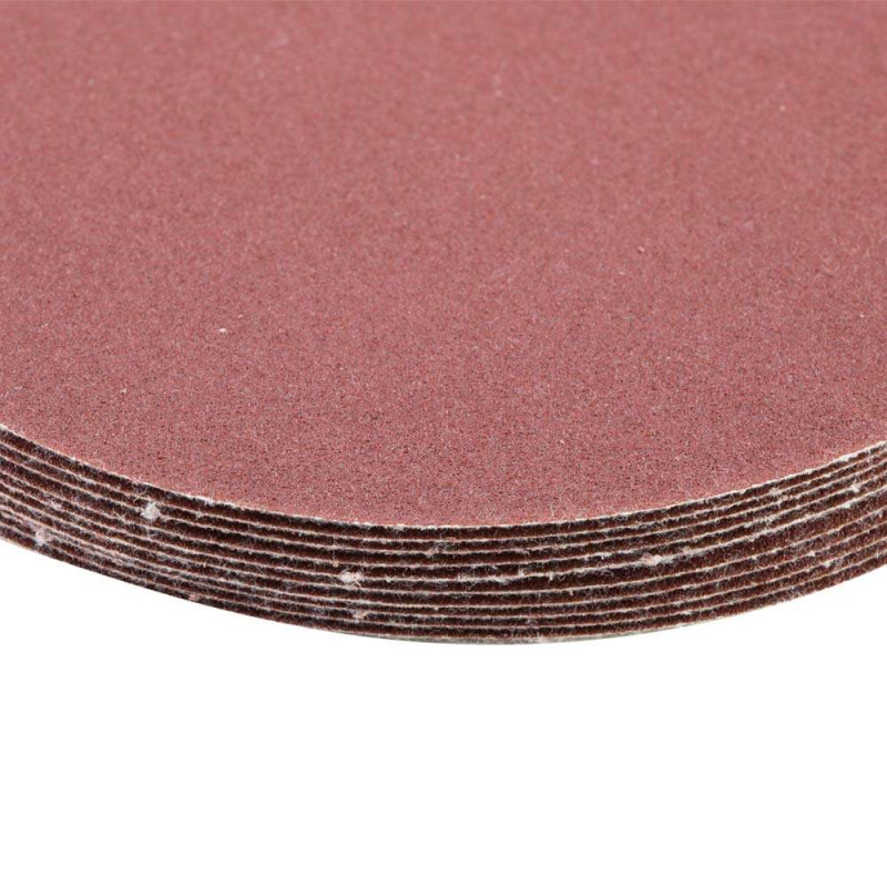 SIGMA Шлифовальный круг без отверстий Ø125мм P180 (10шт) (9121141)