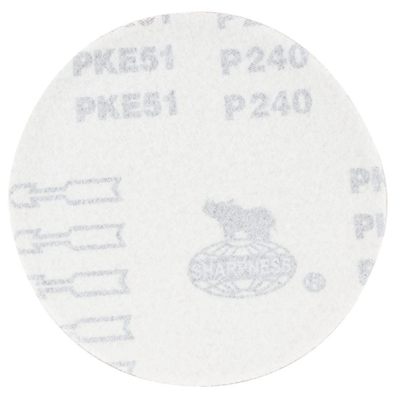 SIGMA Шлифовальный круг без отверстий Ø125мм P240 (10шт) (9121161)