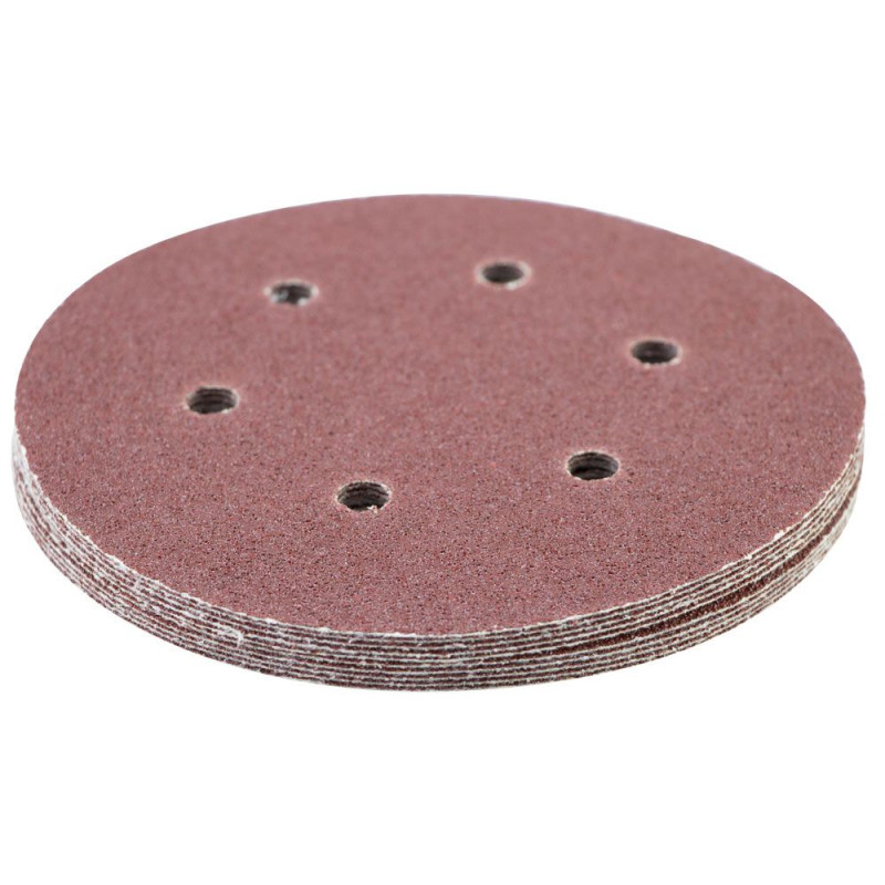 SIGMA Шлифовальный круг 6 отверстий Ø150мм P60 (10шт) (9122241)