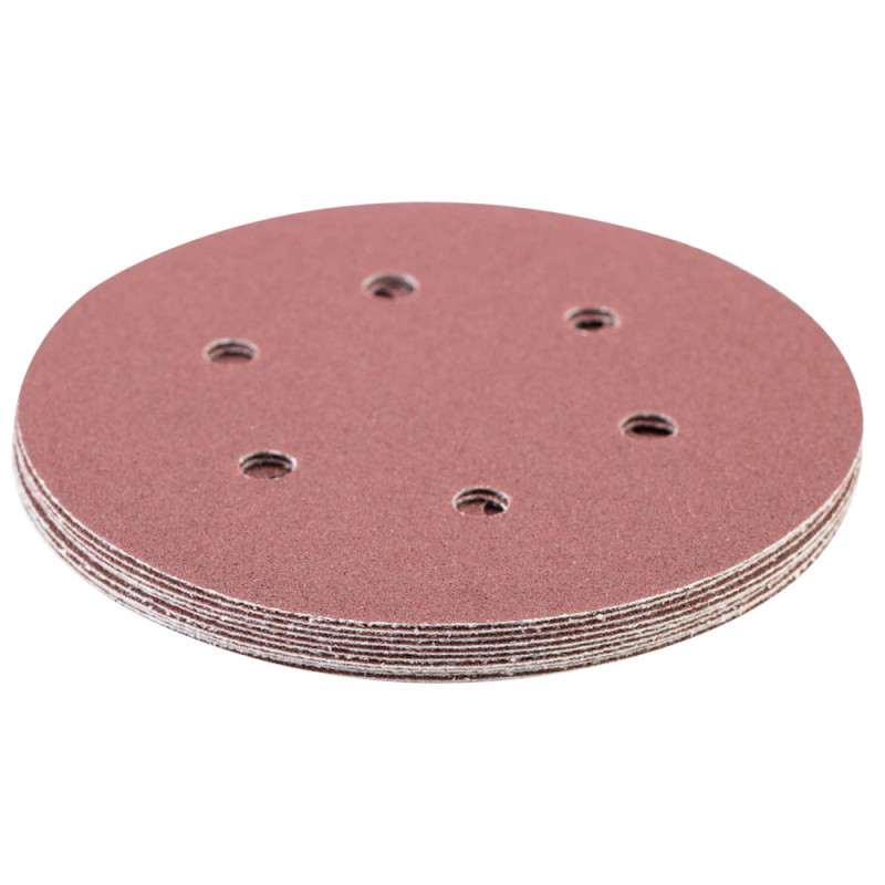 SIGMA Шлифовальный круг 6 отверстий Ø150мм P80 (10шт) (9122251)