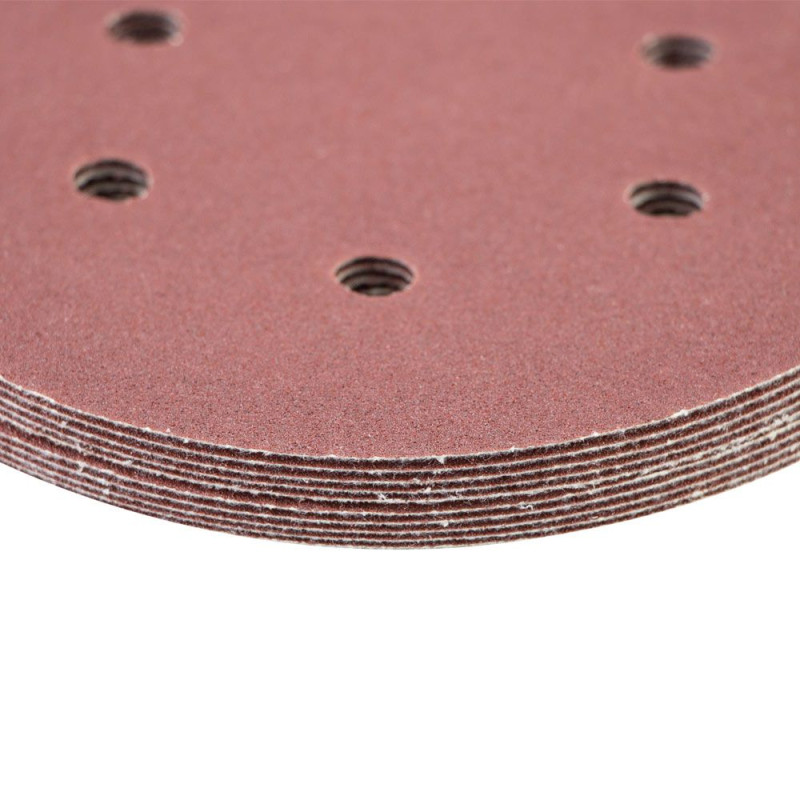 SIGMA Шлифовальный круг 6 отверстий Ø150мм P100 (10шт) (9122261)