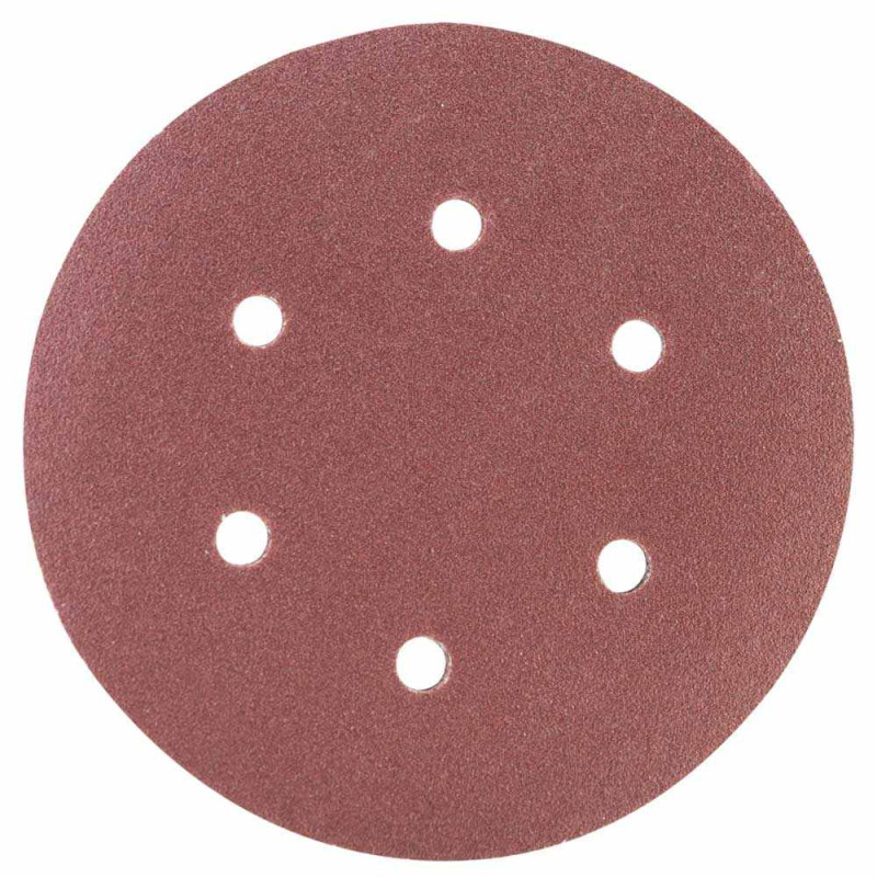 SIGMA Шлифовальный круг 6 отверстий Ø150мм P120 (10шт) (9122271)