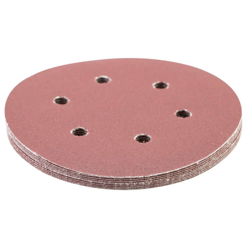 SIGMA Шлифовальный круг 6 отверстий Ø150мм P150 (10шт) (9122281)