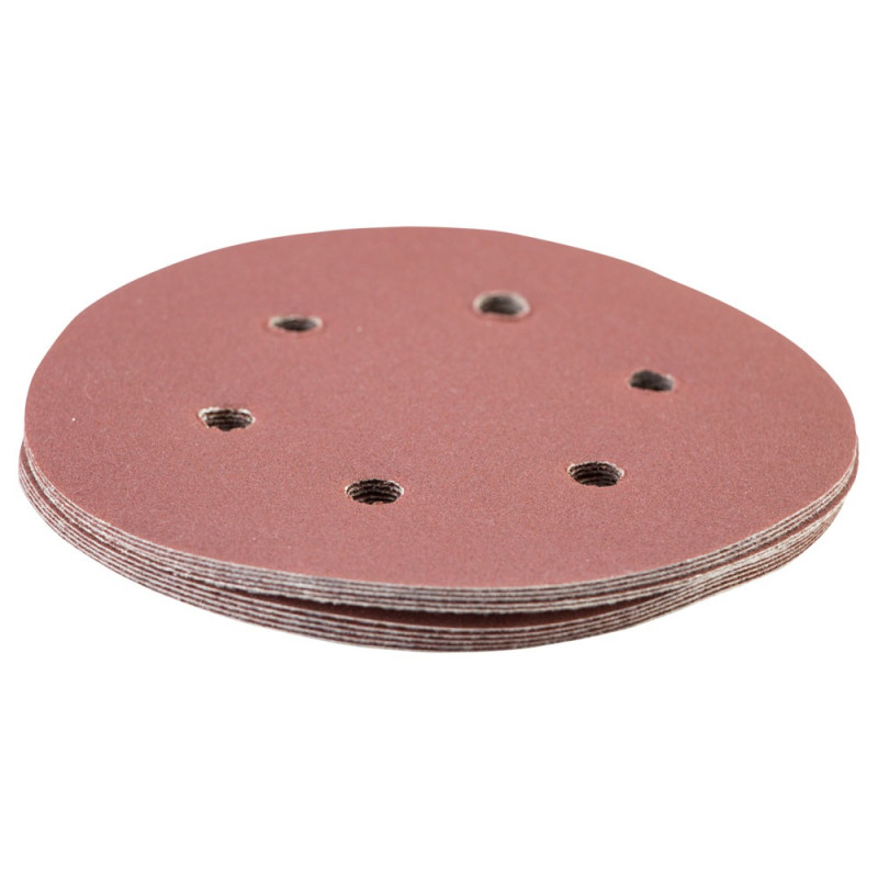 SIGMA Шлифовальный круг 6 отверстий Ø150мм P180 (10шт) (9122291)