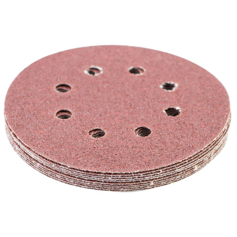 SIGMA Шлифовальный круг 8 отверстий Ø125мм P40 (10шт) (9122631)