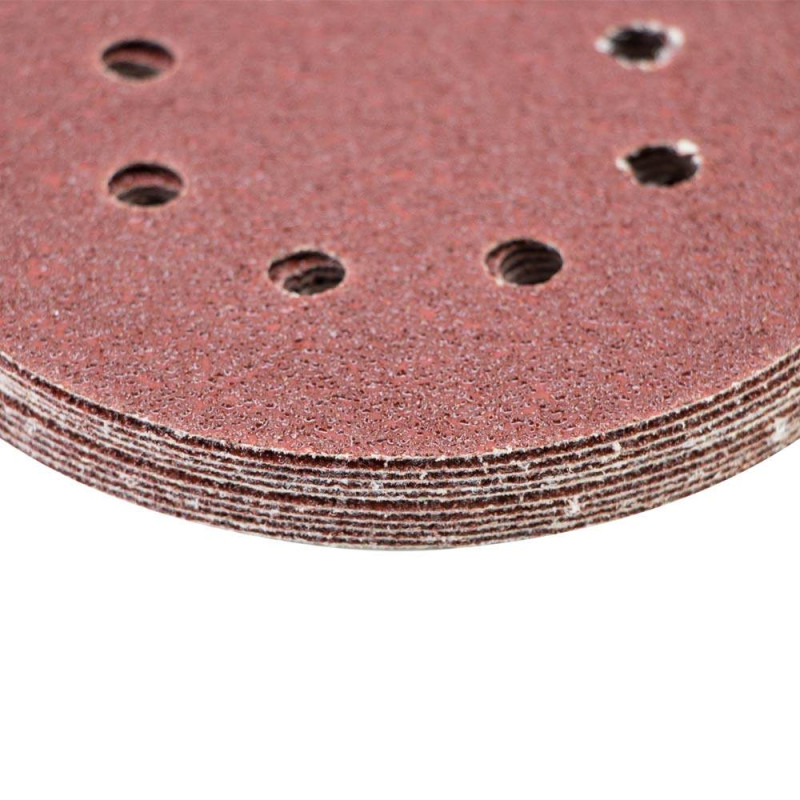 SIGMA Шлифовальный круг 8 отверстий Ø125мм P40 (10шт) (9122631)