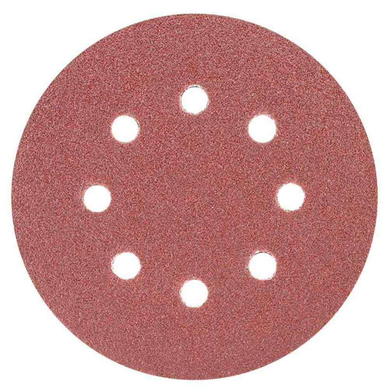 SIGMA Шлифовальный круг 8 отверстий Ø125мм P60 (10шт) (9122641)