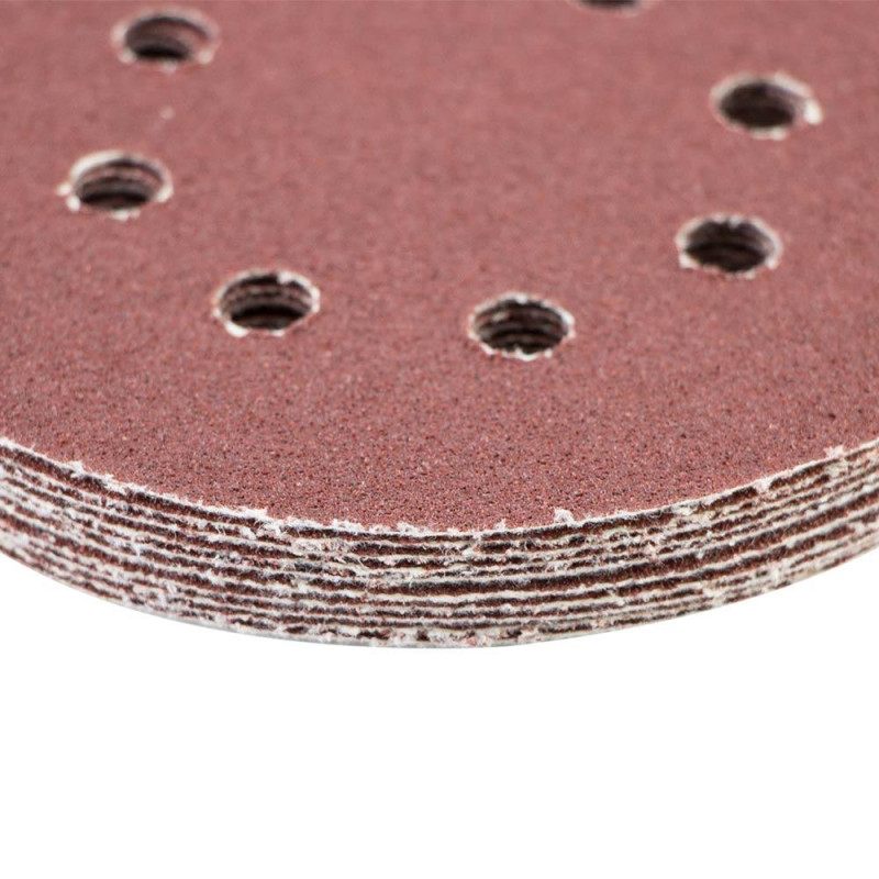 SIGMA Шлифовальный круг 8 отверстий Ø125мм P60 (10шт) (9122641)