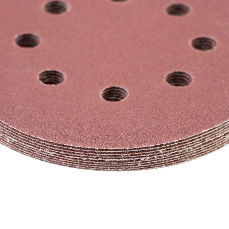 SIGMA Шлифовальный круг 8 отверстий Ø125мм P100 (10шт) (9122661)