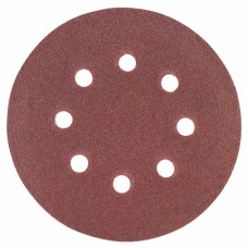 SIGMA Шлифовальный круг 8 отверстий Ø125мм P120 (10шт) (9122671)