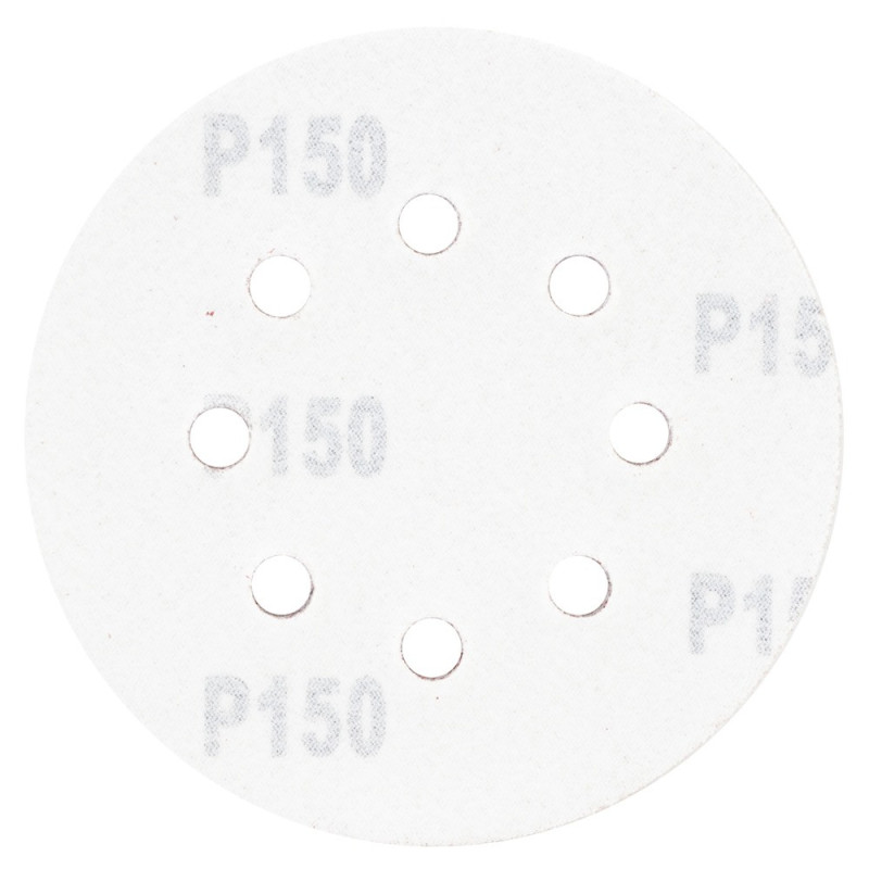 SIGMA Шлифовальный круг 8 отверстий Ø125мм P150 (10шт) (9122681)