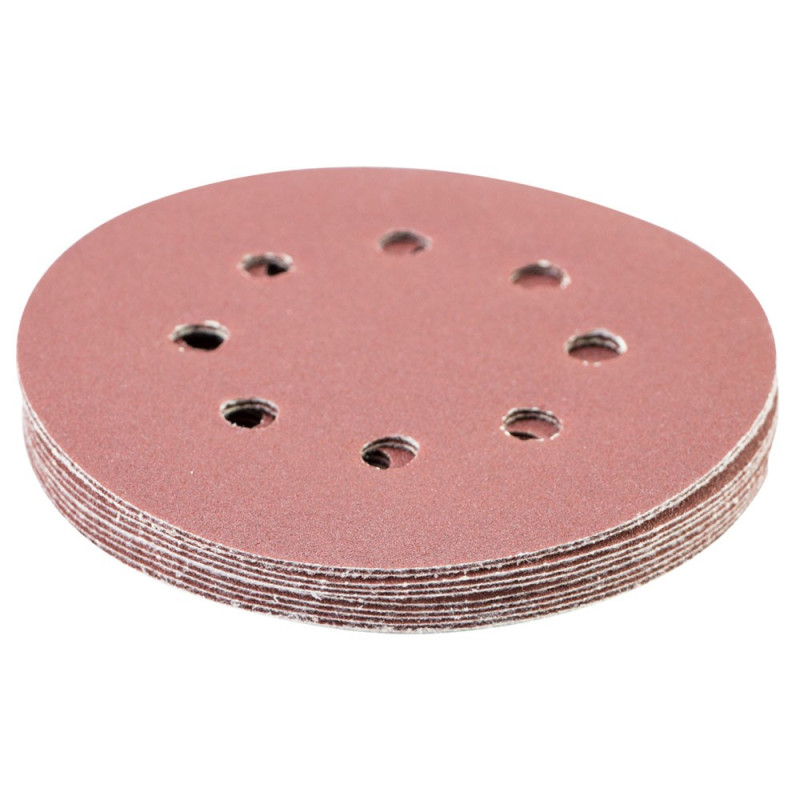 SIGMA Шлифовальный круг 8 отверстий Ø125мм P150 (10шт) (9122681)