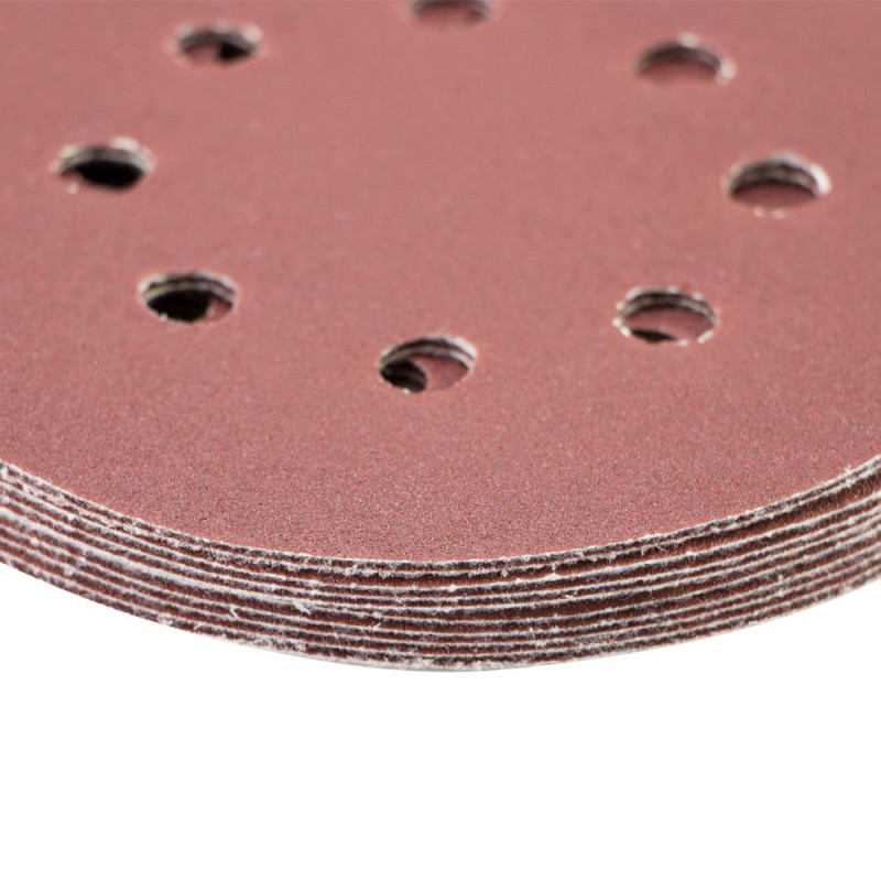 SIGMA Шлифовальный круг 8 отверстий Ø125мм P150 (10шт) (9122681)