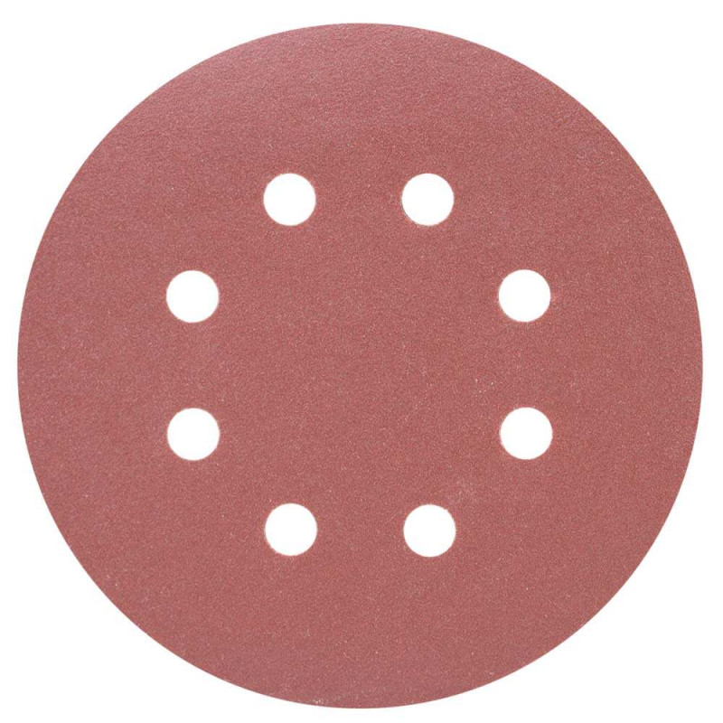 SIGMA Шлифовальный круг 8 отверстий Ø125мм P240 (10шт) (9122711)