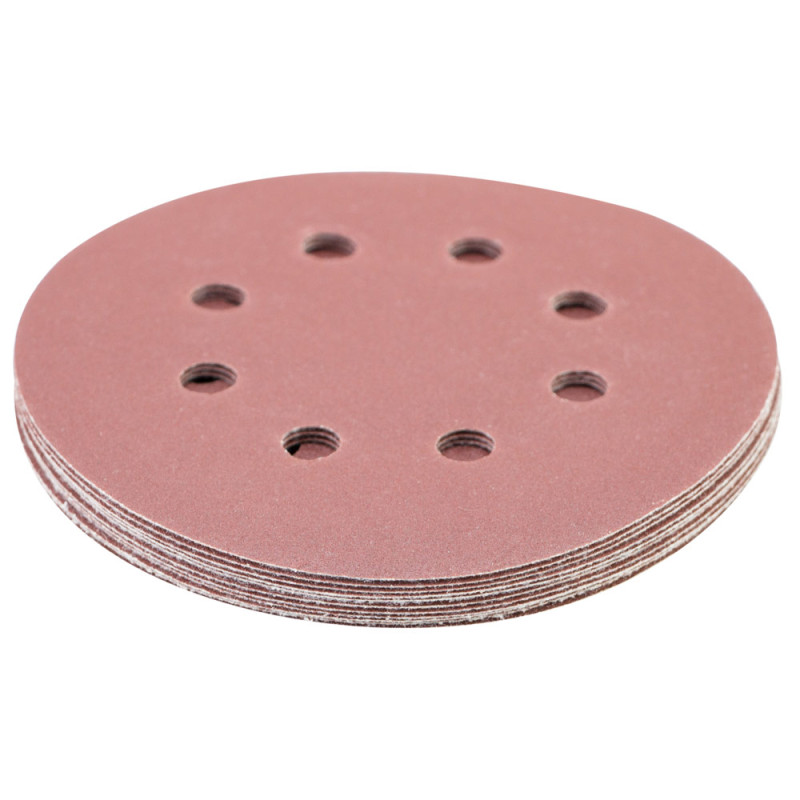 SIGMA Шлифовальный круг 8 отверстий Ø125мм P240 (10шт) (9122711)