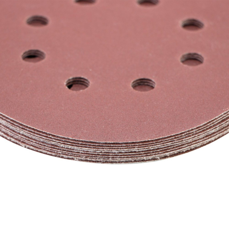 SIGMA Шлифовальный круг 8 отверстий Ø125мм P240 (10шт) (9122711)