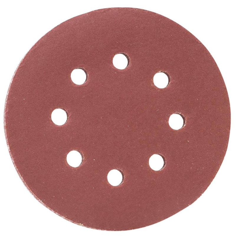 SIGMA Шлифовальный круг 8 отверстий Ø125мм P320 (10шт) (9122731)